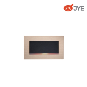 Bộ công tắc đơn 1 phím JY-N51522 MRD - Vàng kim Gold