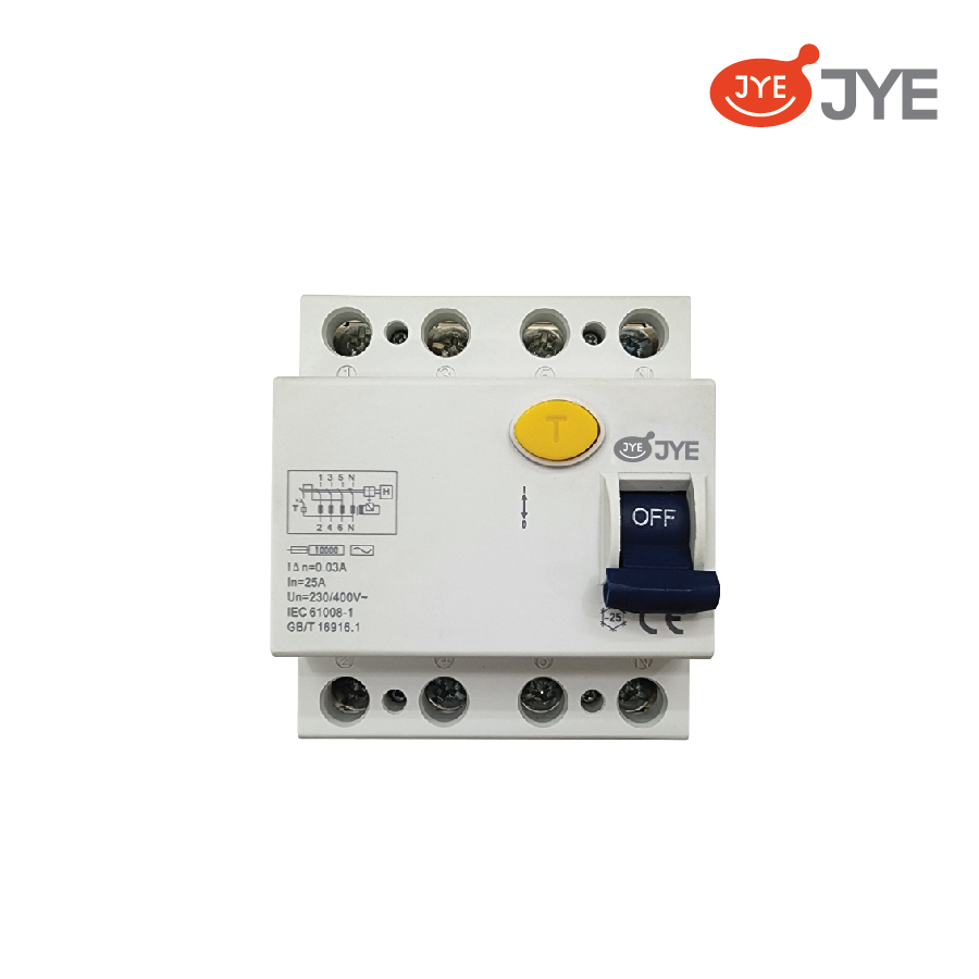 Aptomat RCCB-CB Chống giật, chống rò JY-364S 4P-16A